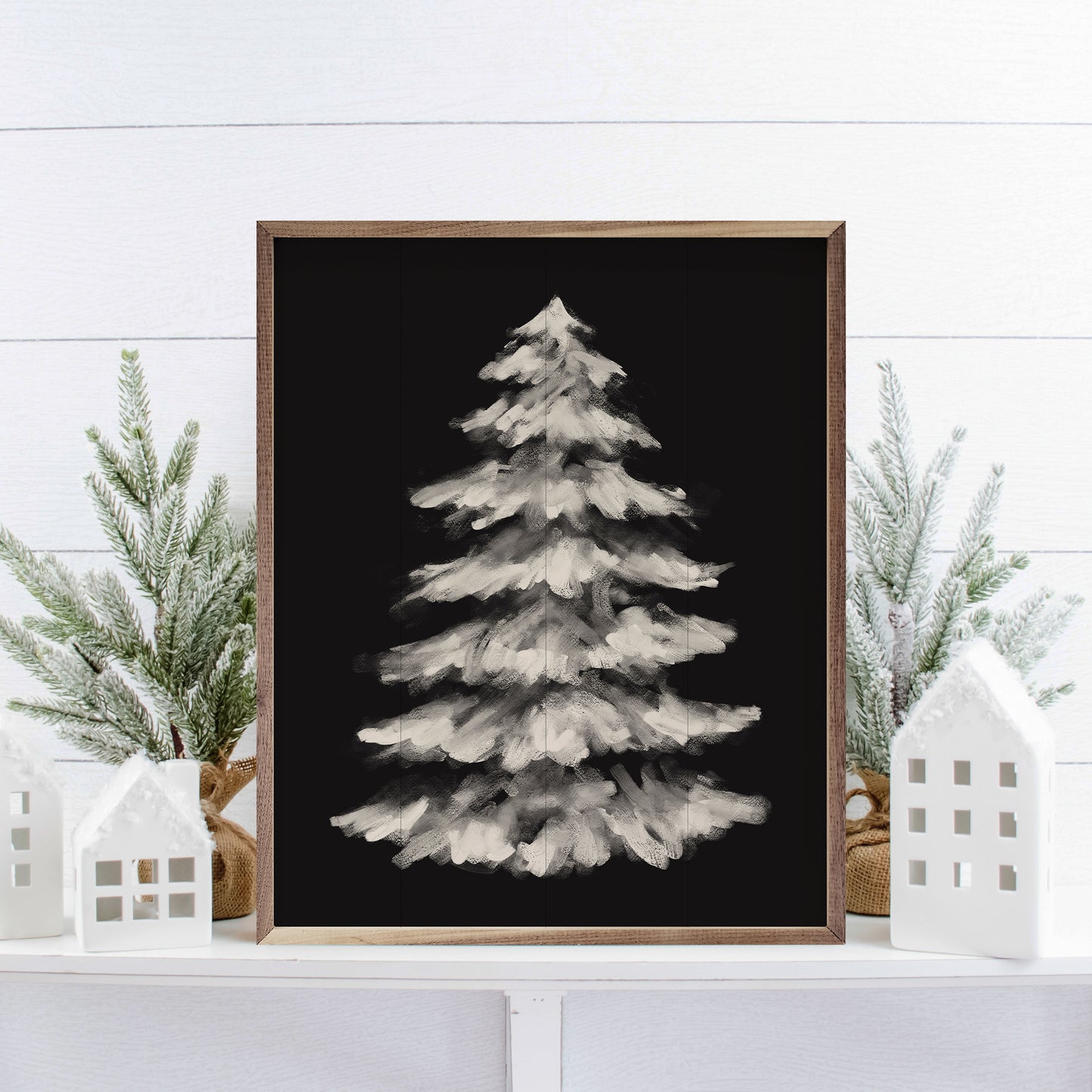 RD - Moody Christmas Tree 16"x20"