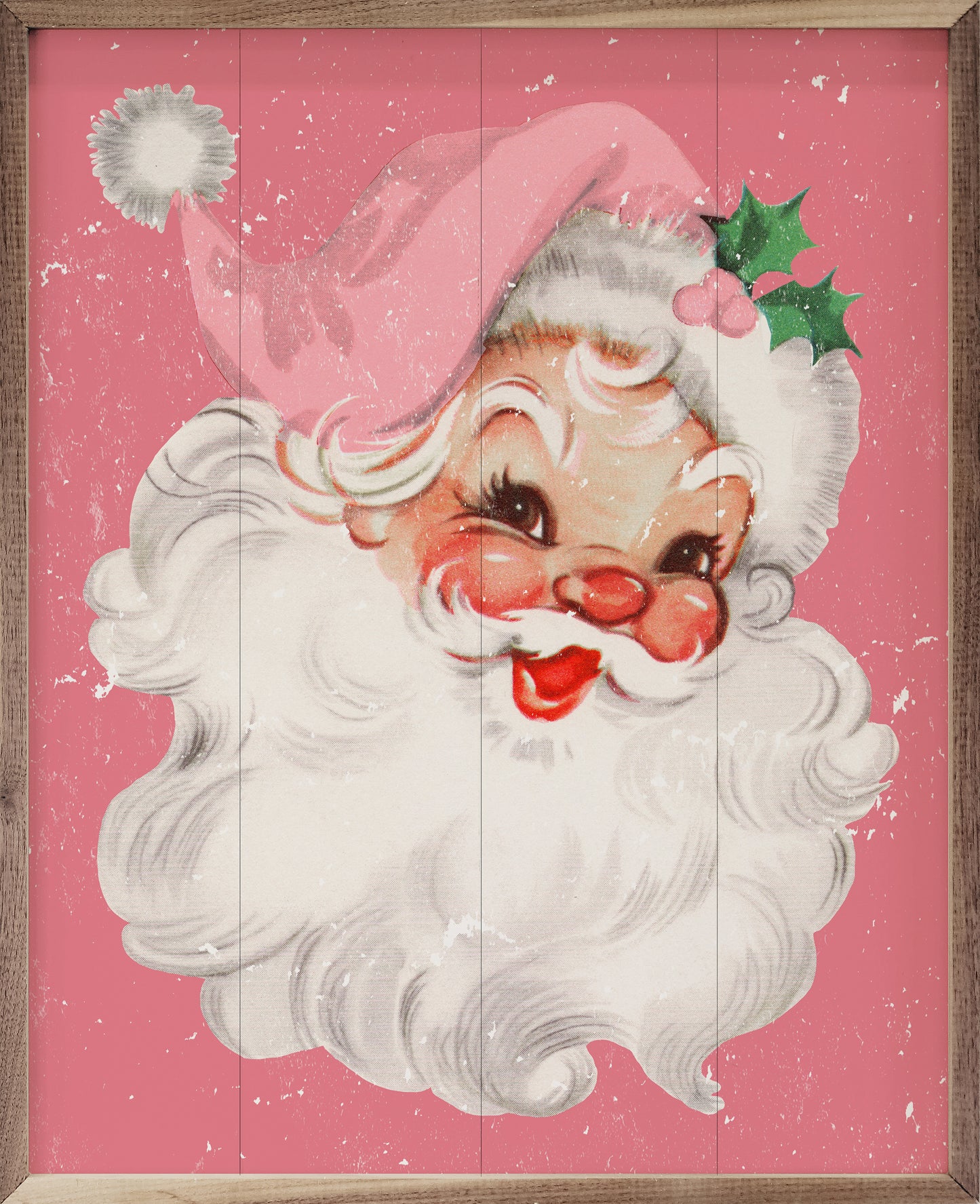 RD - Pink Santa 32"x40"