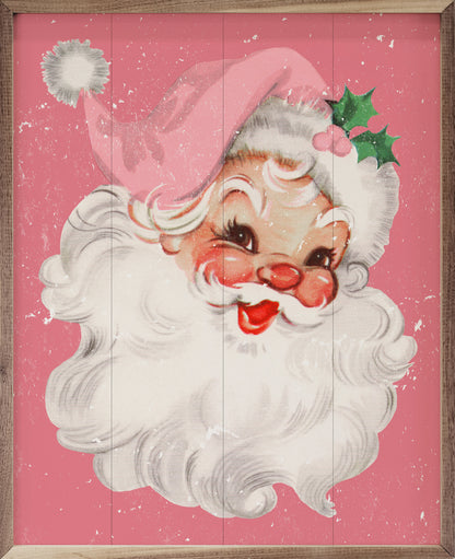 RD - Pink Santa 32"x40"
