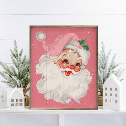 RD - Pink Santa 32"x40"