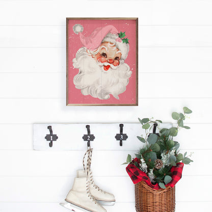RD - Pink Santa 32"x40"