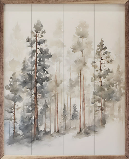 RD - Watercolor Timber 16"x20"