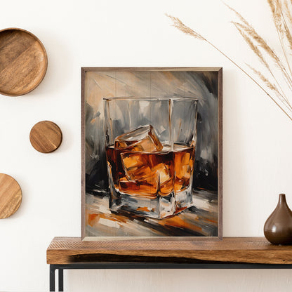R - Whiskey Glass 8"x10"