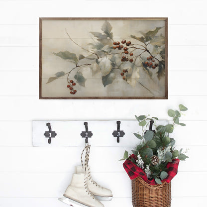 Holly With Berries I By Petals Prints Designs