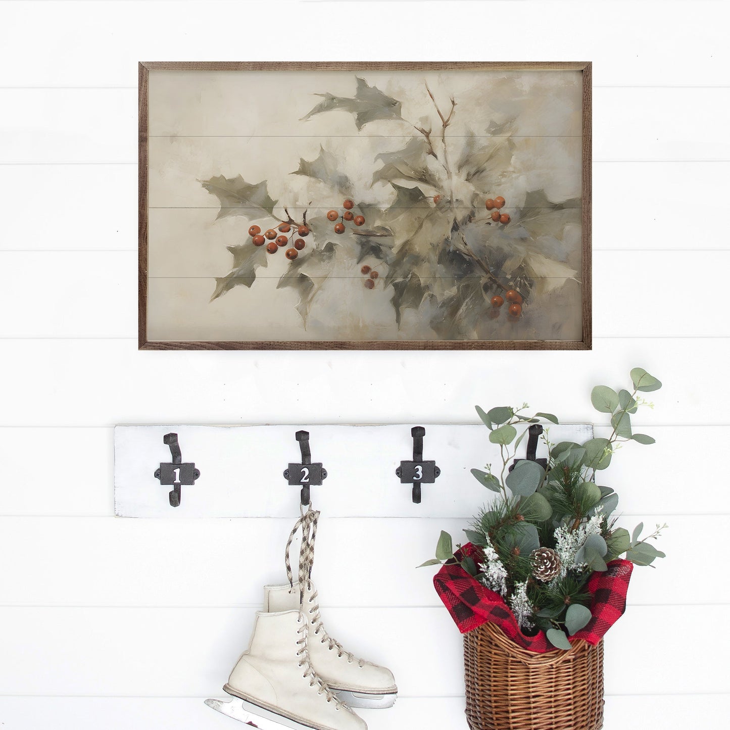 Holly With Berries II By Petals Prints Designs