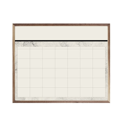 Whiteboard Marble Calendar