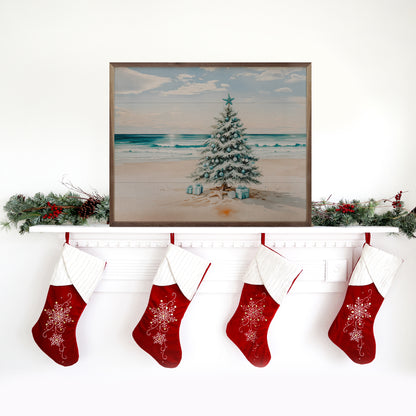 RD - Beach Holiday Tree 10x8"