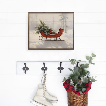 RD - Beautiful Sleigh- 30"x24"