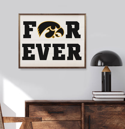 Forever Iowa 20x16 / White