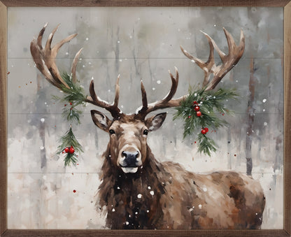 RD - Caribou Christmas 40x32"