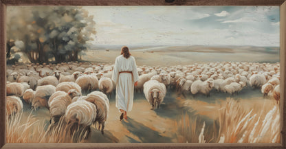 Jesus With His Flock