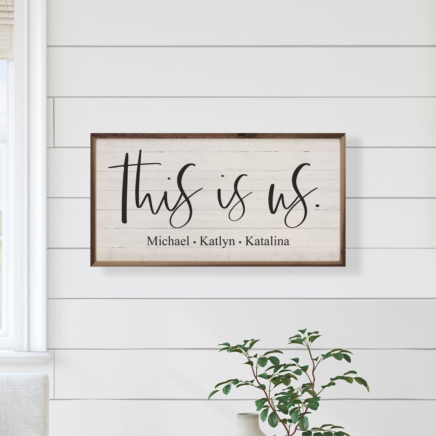 This Is Us Family Names | Personalized Wall Art