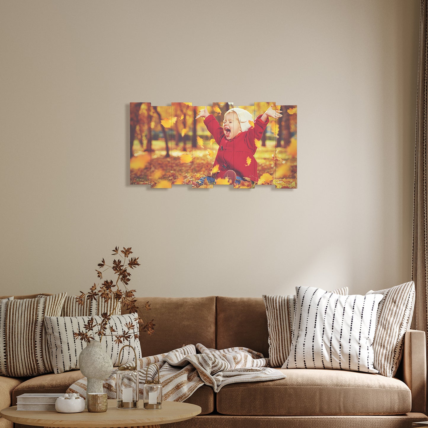 Landscape | Staggered Wood Print