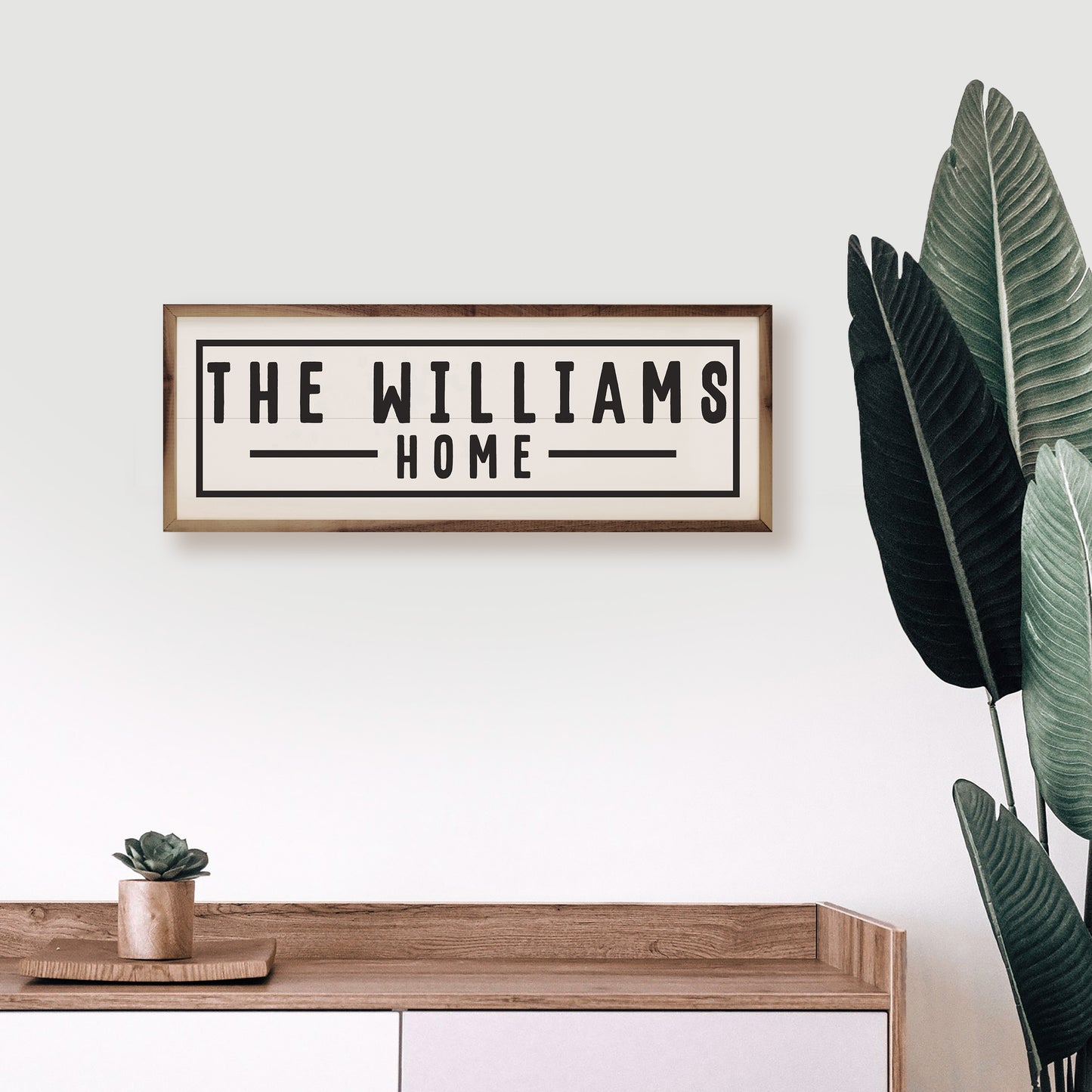 Name Home Border | Personalized Wall Art