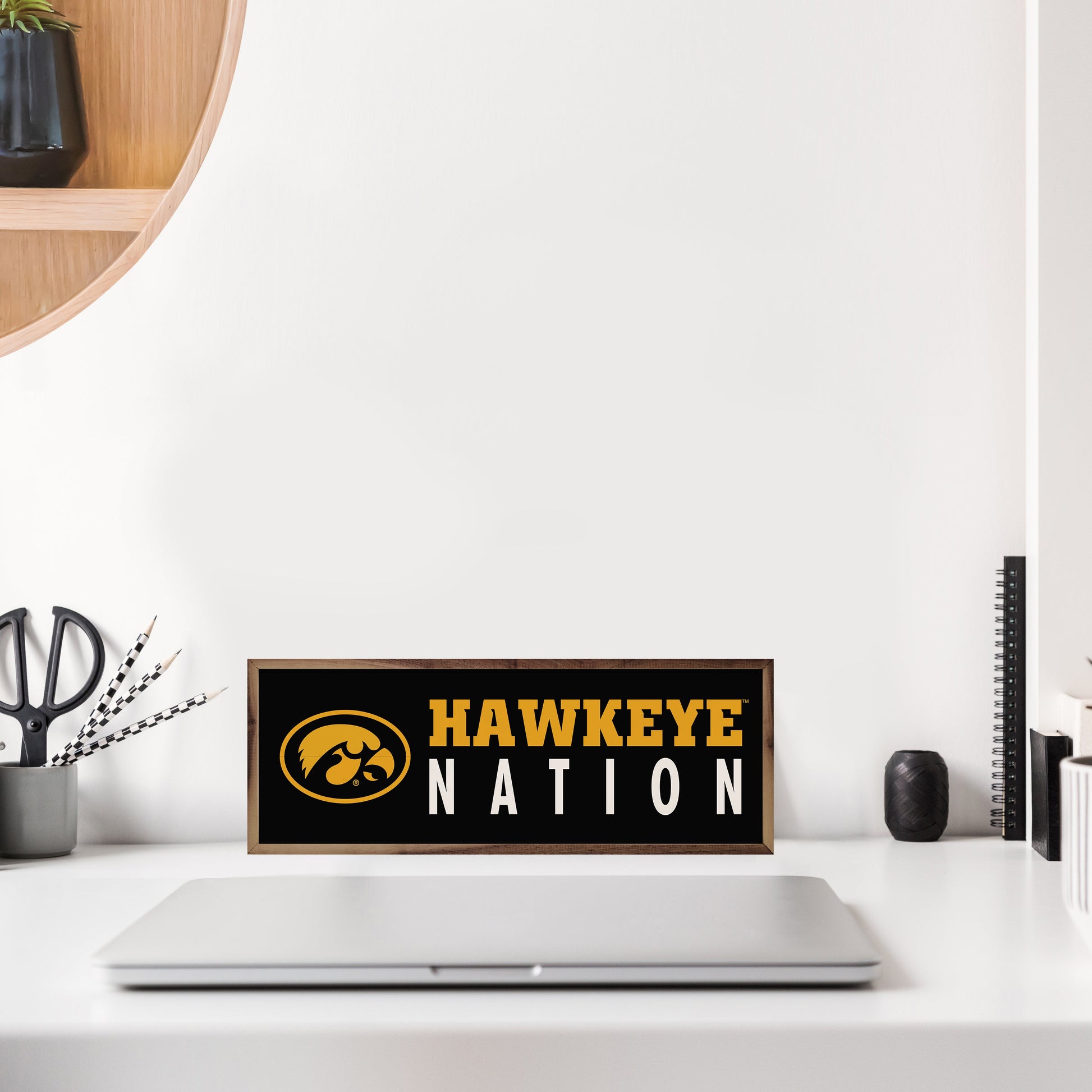 Logo Nation Iowa 24x8 / Black