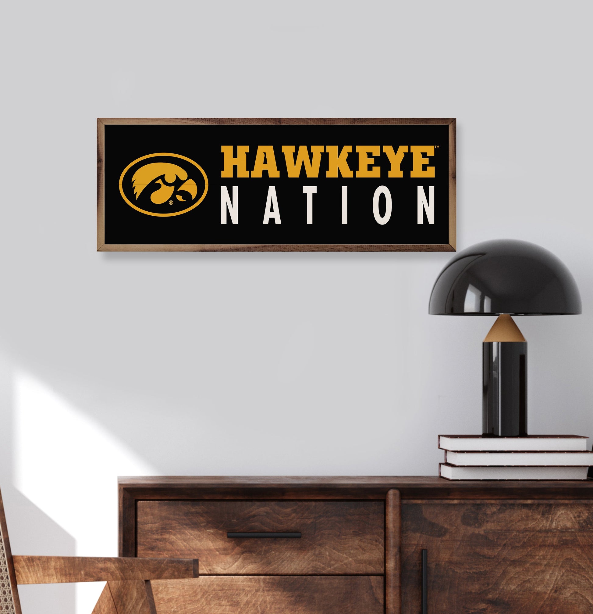Logo Nation Iowa 24x8 / Black