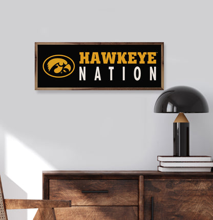 Logo Nation Iowa 24x8 / Black