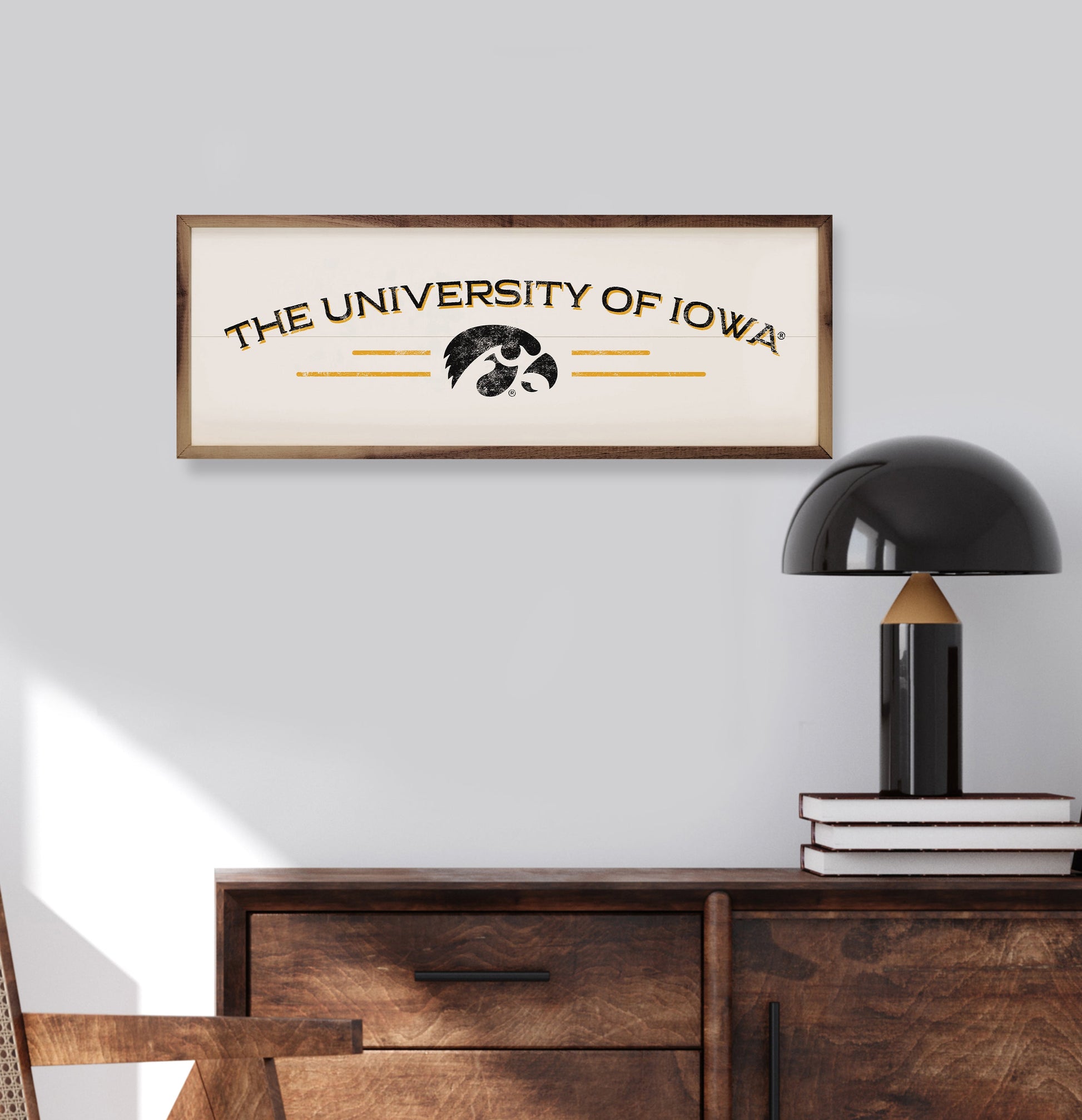 Retro Stripes Iowa 24x8 / White