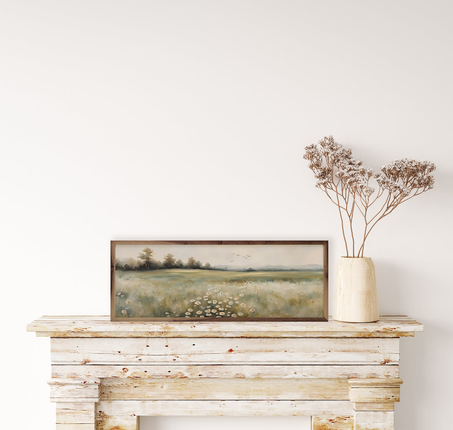 R - Valley with Flowers Center 48"x16"