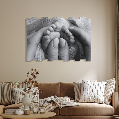 Landscape | Staggered Wood Print