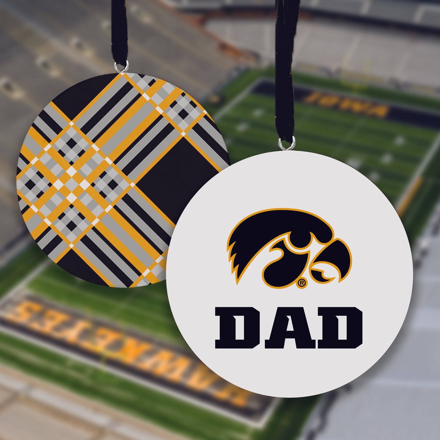 Dad Iowa Ornament