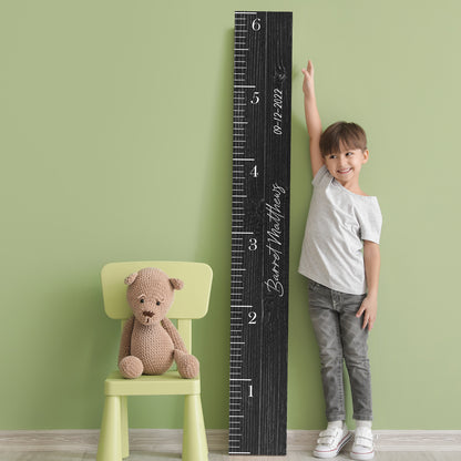 Name and Date | Personalized Growth Chart Ruler