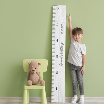 Name and Date | Personalized Growth Chart Ruler