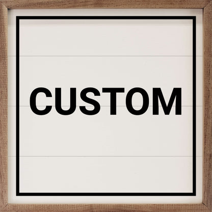 Shimlee Custom - Custom Size Muscatine Signage Alpha Panel Outdoor