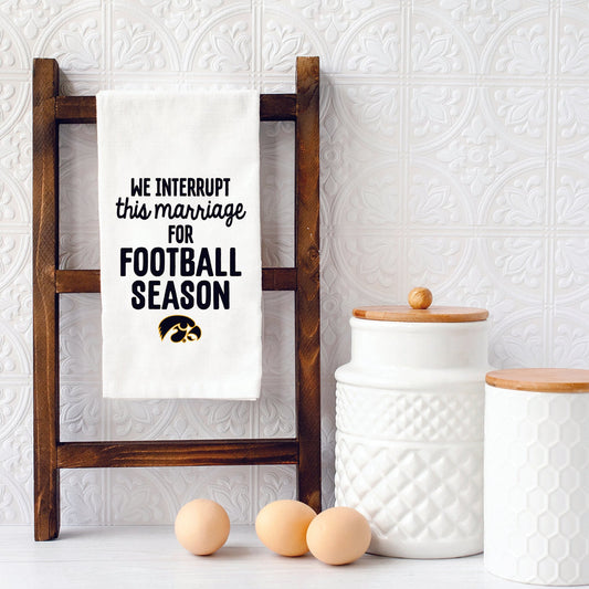 Football Season University Of Iowa Towel