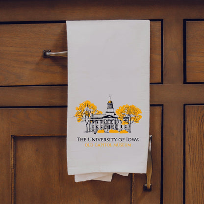 Sketch Building I Old Capitol Museum Towel