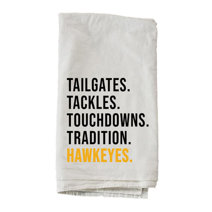 Tailgates Tackles University Of Iowa Towel