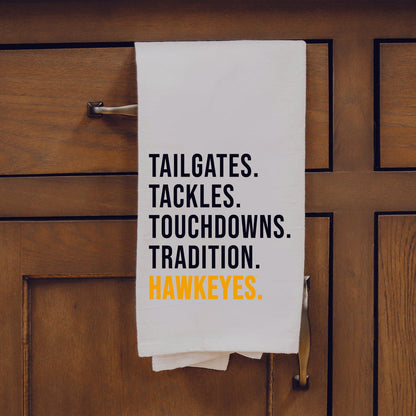 Tailgates Tackles University Of Iowa Towel