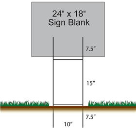 Stake for Yard Sign
