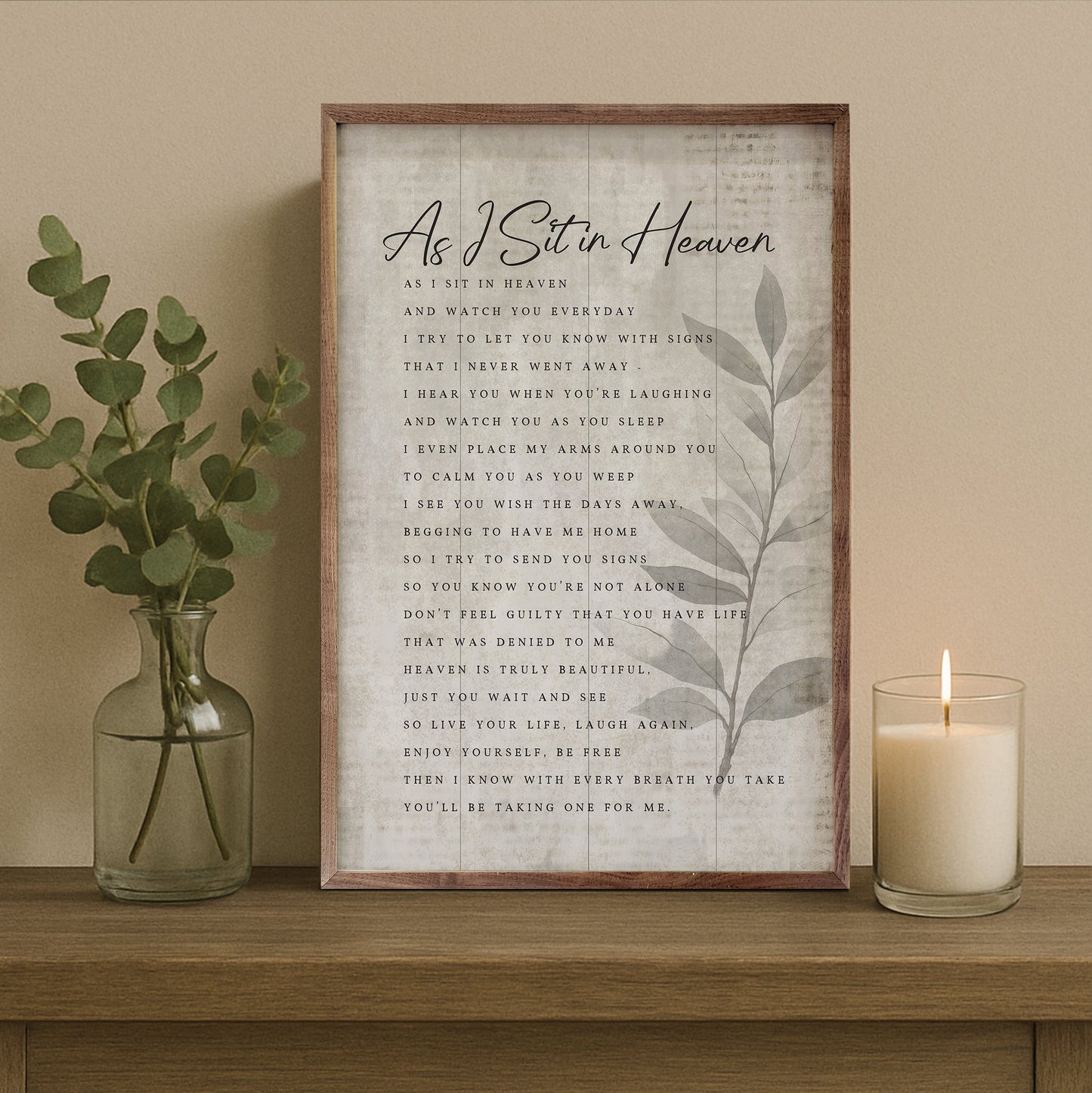 As I Sit In Heaven Greenery