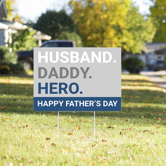 Happy Father's Day Yard Sign