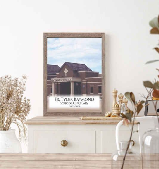 Photo and Text Fade | Portrait Wood Wall Sign